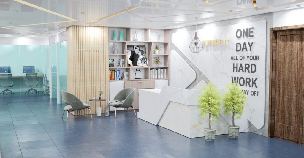 Office reception interior design